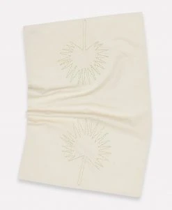 Anchal Home Goods Botanical Tea Towel - Bone
