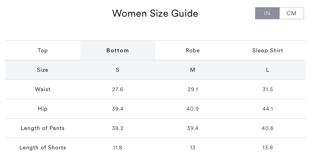 Ettitude Bamboo Lyocell Shortie - Blue Nights 7 Ettitude Bamboo Lyocell Shortie - Blue Nights