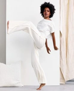 Anchal Box Crop Top - Bone