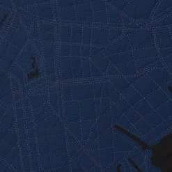 Haptic Lab Home Goods Brooklyn Map Throw Quilt