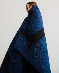 Haptic Lab Home Goods Brooklyn Map Throw Quilt