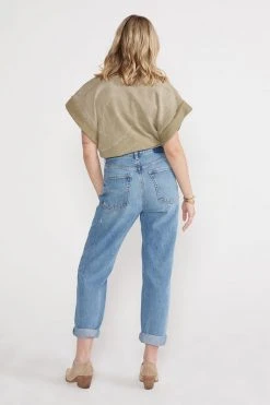 ÉTICA Bryce Pinch Waist Boyfriend Jeans - Canyon Reef New Arrivals
