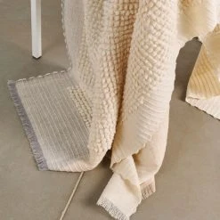 Studio Variously Home Goods Butterscotch Merino Throw Blanket