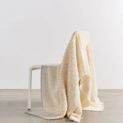 Studio Variously Home Goods Butterscotch Merino Throw Blanket