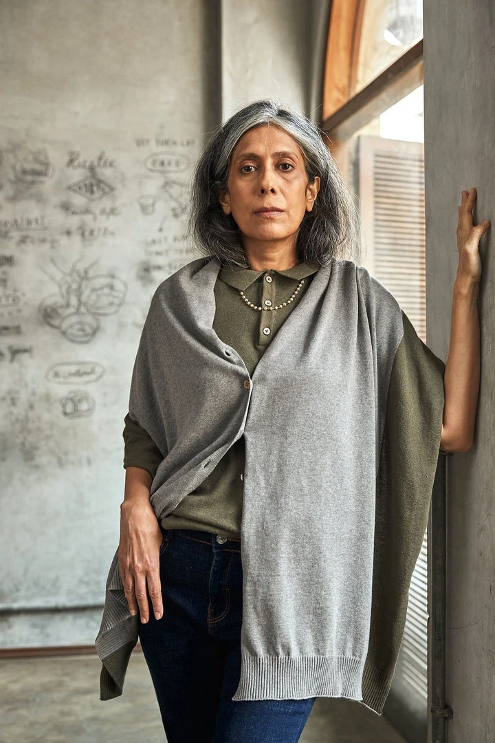 No Nasties Button Poncho Wrap Scarf 6 No Nasties Button Poncho Wrap Scarf