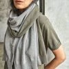 No Nasties Button Poncho Wrap Scarf
