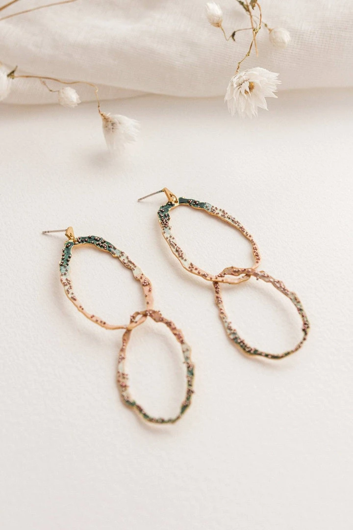 CÂPÂ Jewelry Interlaced Recycled Earrings 3 CÂPÂ Jewelry Interlaced Recycled Earrings