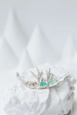 CÂPÂ Jewelry Tundra Landscape Recycled Necklace