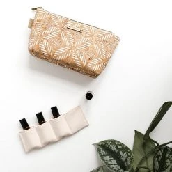 Carry Courage Creator Cork Essential Oils Bag - Cream