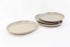 Carthage.Co Kitchen + Dining La Marsa Stoneware Dessert Plate Set