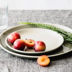 Carthage.Co Kitchen + Dining La Marsa Stoneware Dessert Plate Set