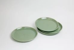 Carthage.Co Kitchen + Dining La Marsa Stoneware Dessert Plate Set