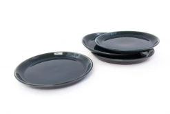 Carthage.Co Kitchen + Dining La Marsa Stoneware Dessert Plate Set