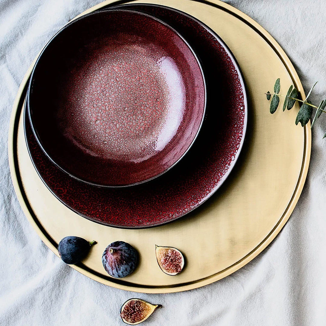 Carthage.Co Kitchen + Dining Zaghwan Stoneware Pasta Bowl Set 7 Carthage.Co Kitchen + Dining Zaghwan Stoneware Pasta Bowl Set