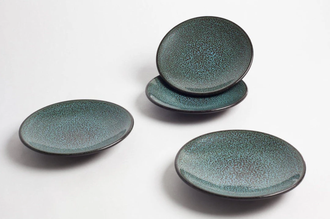 Carthage.Co Zaghwan Stoneware Bread Plate Set 4 Carthage.Co Zaghwan Stoneware Bread Plate Set