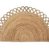 Casa Amarosa Half Moon Jute Doormat