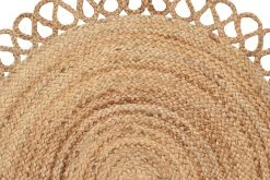 Casa Amarosa Half Moon Jute Doormat