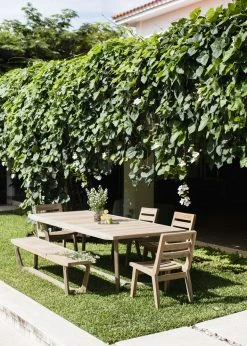 Masaya & Co. Furniture Casares Teak Dining Table With Slatted Top 9 Masaya & Co. Furniture Casares Teak Dining Table With Slatted Top