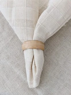 Ceremonia Wooden Napkin Ring Set Home Goods