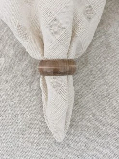 Ceremonia Wooden Napkin Ring Set Home Goods