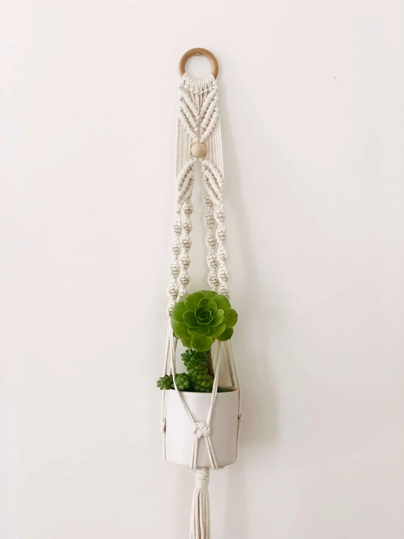 Ceremonia Best Sellers Small Macramé Plant Hanger 3 Ceremonia Best Sellers Small Macramé Plant Hanger