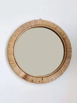 Ceremonia Best Sellers Rattan Full Moon Round Mirror