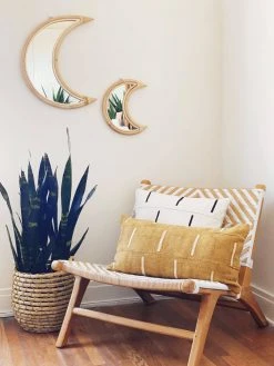 Ceremonia Rattan Crescent Moon Mirror Best Sellers