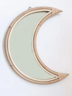 Ceremonia Rattan Crescent Moon Mirror Best Sellers