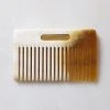 Hathorway Chai Horn Pocket Hair And Beard Comb - Light Horn Accessories 1 Hathorway Chai Horn Pocket Hair And Beard Comb - Light Horn Accessories