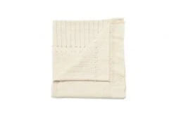 Studio Variously Chalk Merino Throw Blanket