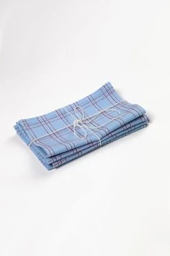 Archive New York Chiapas Plaid Cocktail Napkin Set Kitchen + Dining