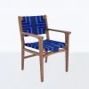 Masaya & Co. Chontales Arm Chair - Midnight Blue Pattern