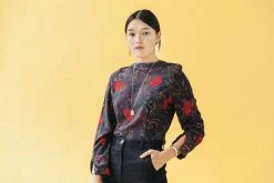 L.Greenwalt Jewelry Special Occasion Christmas Cactus Necklace 20 L.Greenwalt Jewelry Special Occasion Christmas Cactus Necklace