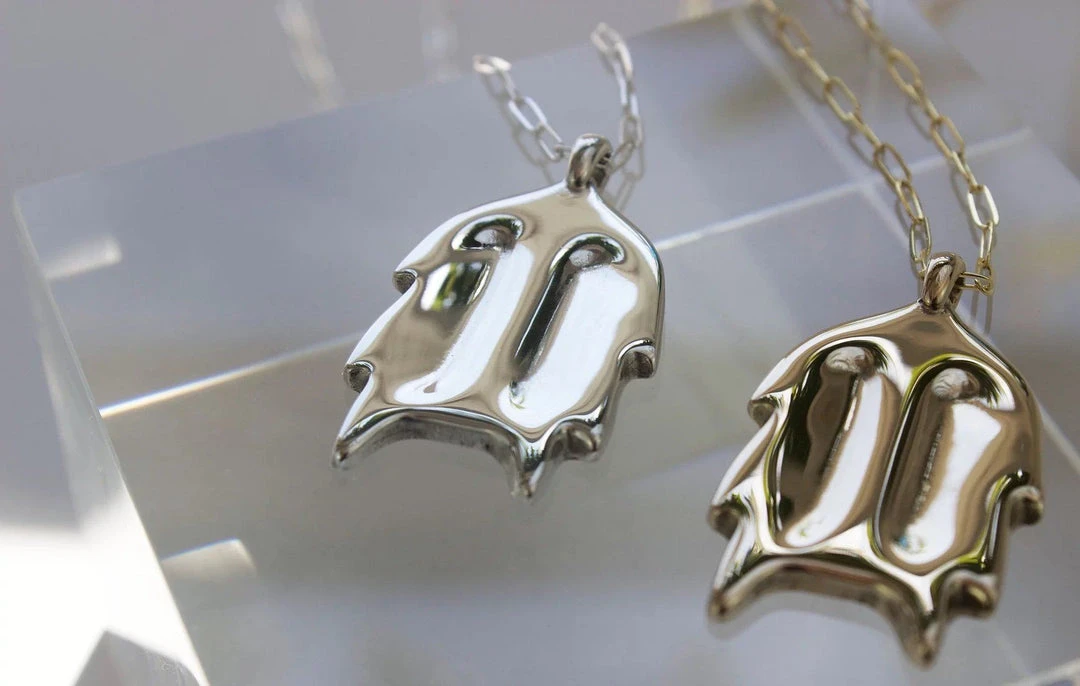 L.Greenwalt Jewelry Special Occasion Christmas Cactus Necklace 4 L.Greenwalt Jewelry Special Occasion Christmas Cactus Necklace