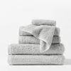 Coyuchi Home Goods Cloud Loom Towels - Fog