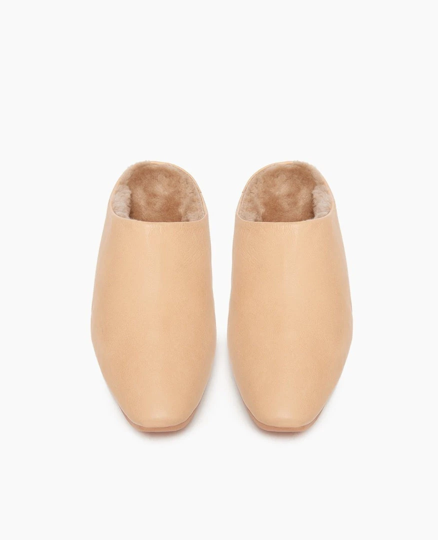 Coclico Sale Gina Shearling Slide - Natural 6 Coclico Sale Gina Shearling Slide - Natural