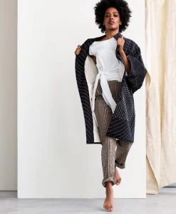 Anchal Cocoon Jacket - Charcoal