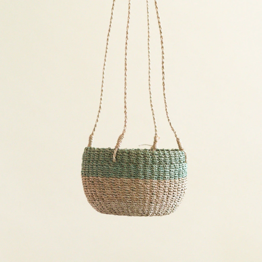 LIKHÂ Colorblock Hanging Planter Basket Home Goods 8 LIKHÂ Colorblock Hanging Planter Basket Home Goods