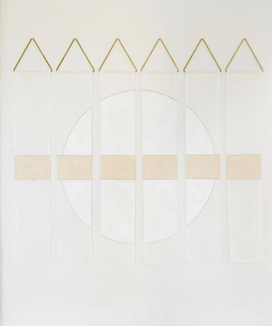 Conejo & Co Lote Wall Hanging - White 3 Conejo & Co Lote Wall Hanging - White