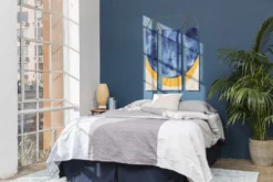 Conejo & Co Zorro Wall Hanging - Blue, Yellow And Beige