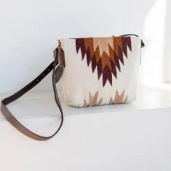 MZ Fair Trade Copal Wool Crossbody Bag