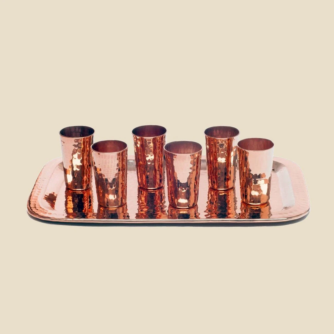 Sertodo Copper Copper Tequilero Shot Cup Flight Set Kitchen + Dining 3 Sertodo Copper Copper Tequilero Shot Cup Flight Set Kitchen + Dining