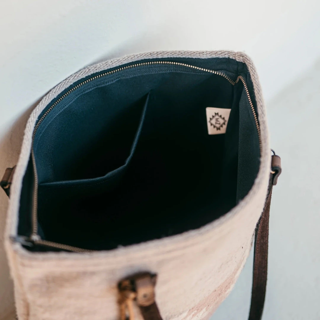 MZ Fair Trade Accessories Coyote Wool Tote Bag 6 MZ Fair Trade Accessories Coyote Wool Tote Bag