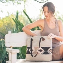 MZ Fair Trade Accessories Coyote Wool Tote Bag 12 MZ Fair Trade Accessories Coyote Wool Tote Bag