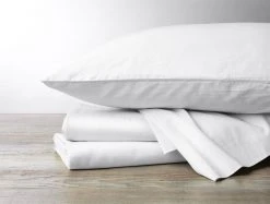 Coyuchi Sateen Sheet Set - Alpine White