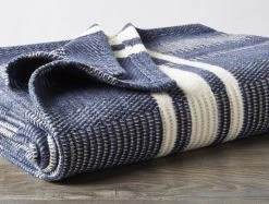 Coyuchi Cirrus Throw Blanket - Midnight Home Goods