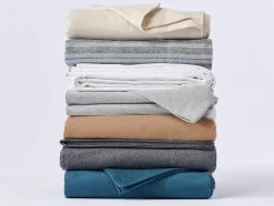 Coyuchi Cloud Brushed Flannel Sheet Set - Undyed