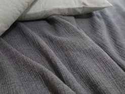 Coyuchi Cozy Cotton Blanket - Charcoal Home Goods 10 Coyuchi Cozy Cotton Blanket - Charcoal Home Goods