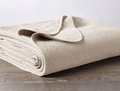Coyuchi Honeycomb Blanket - Ivory