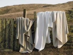 Coyuchi Quilts + Blankets Honeycomb Blanket - White